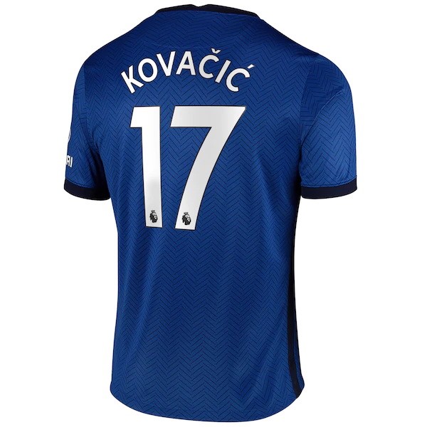 Trikot Chelsea NO.17 Kovacic Heim 2020-21 Blau Fussballtrikots Günstig